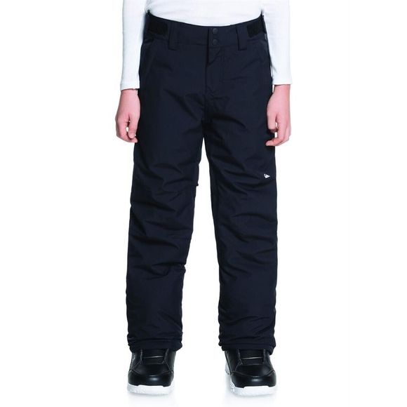 Quiksilver Snow Pants Youth 12 Medium Black Waterproof Dryflight Ski Snowboard - Picture 1 of 16
